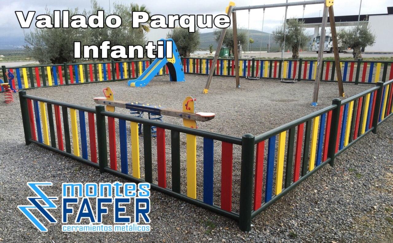 Vallado multicolor parque infantil 1 MontesFafer